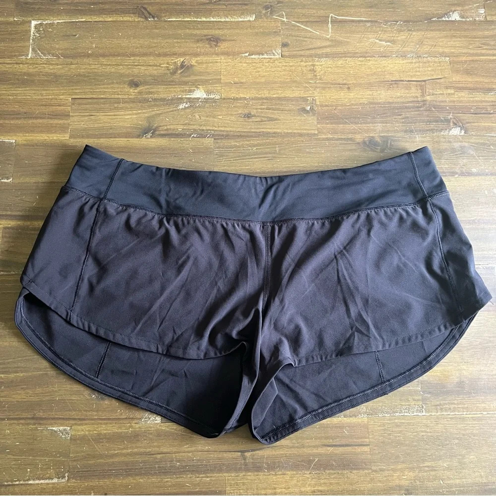 Lululemon Speed Up Black Shorts
